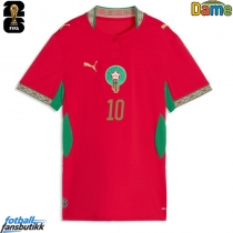 Marokko Brahim Diaz #10 Hjemmedrakt Dame EM 2024 Kortermet